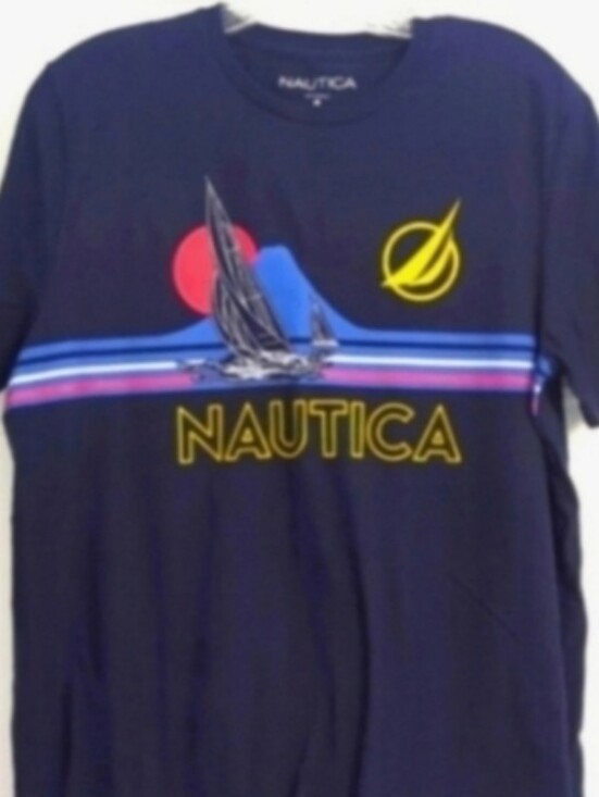 Nautica Other - Nautica Navy Blue Crewneck Tee with Sailboat Graphic Logo, Mens Medium